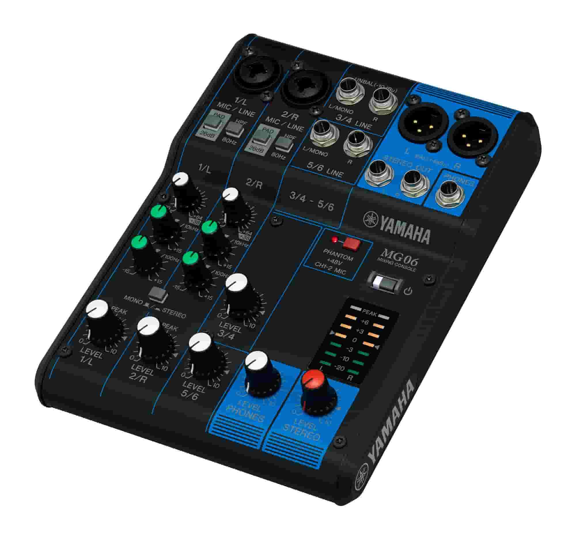 Yamaha mg06x  consolas analógicas con usb y efectos 6 canales